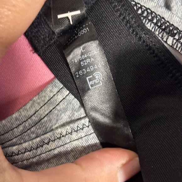 Victorias Secret Pink Active Ultimate Push-Up Sports Bra Gray/Black L - Picture 6 of 7